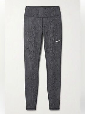 3/12$ NIKE Dri Fit Silver Reflective Work Out Running Athletic Leggings -  SMALL